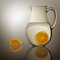 Oranges and Water Pitcher